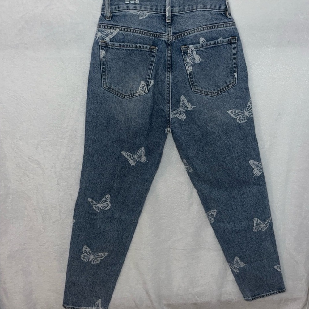 Pacsun Ultra High Rise Slim Butterfly Mom Jeans